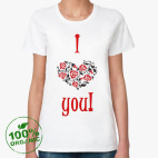 Женская футболка органик