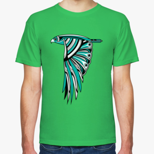 Футболка с принтом Ястреб