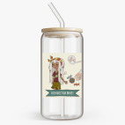 Банка с бамбуковой крышкой