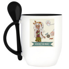 Кружка с ложкой