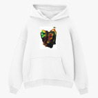 Толстовка худи оверсайз