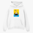 Толстовка худи оверсайз