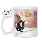 Кружка с футбольным мячиком