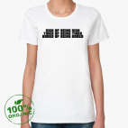 Женская футболка органик