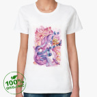 Женская футболка органик