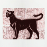 Черная пантера - дикая кошка