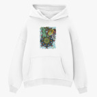 Толстовка худи оверсайз