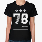 Классическая женская футболка Санкт-Петербург