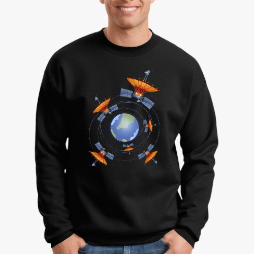 Свитшот с принтом РадиоАстрон (Дизайн Кристина Калуцкая)