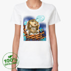 Женская футболка органик