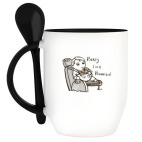 Кружка с ложкой