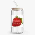 Банка с бамбуковой крышкой