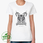 Женская футболка органик