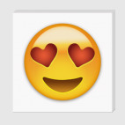 Emoji Смайл: Влюбленный