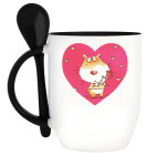 Кружка с ложкой