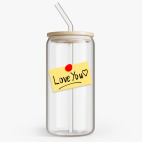 Банка с бамбуковой крышкой