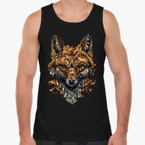 Майка с принтом Mechanical Fox