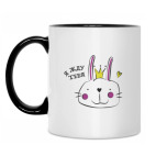 Кружка двухцветная