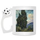 Кружка с футбольным мячиком