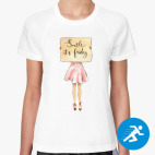 Женская спортивная футболка