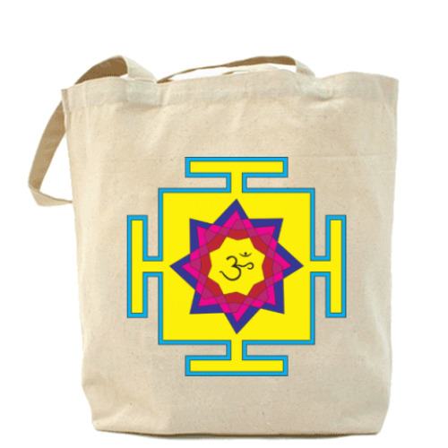 Сумка шоппер с принтом Психограмма Озарения