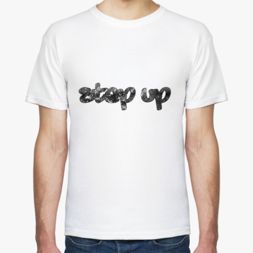 Футболка с принтом step up