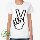 Женская футболка органик