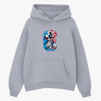 Толстовка худи оверсайз