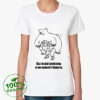 Женская футболка органик