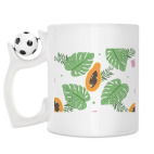 Кружка с футбольным мячиком