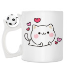 Кружка с футбольным мячиком