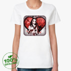 Женская футболка органик