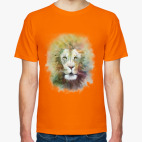 Лев, акварель