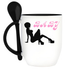 Кружка с ложкой