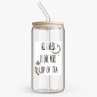 Банка с бамбуковой крышкой