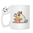 Кружка с футбольным мячиком