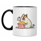 Кружка двухцветная