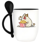 Кружка с ложкой