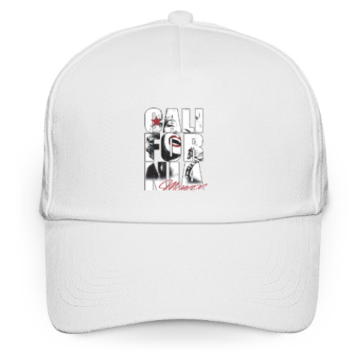Кепка бейсболка с принтом Монро в Калифорнии