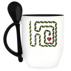 Кружка с ложкой