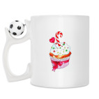 Кружка с футбольным мячиком