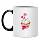 Кружка двухцветная