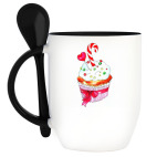 Кружка с ложкой