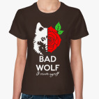 Классическая женская футболка Bad Wolf Доктор Кто