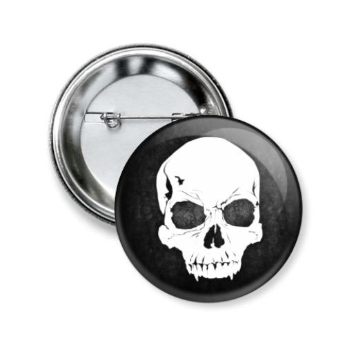 Значок 50мм Rock Skull