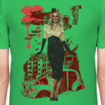 Девушка в стиле милитари