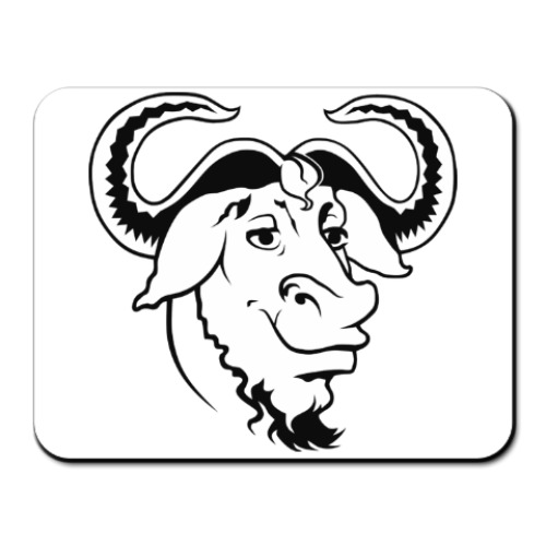 Коврик для мыши GNU