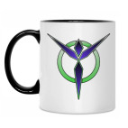 Кружка двухцветная