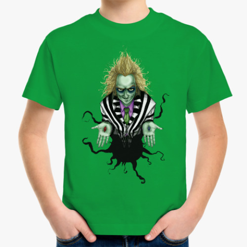 Детская футболка с принтом Битлджус