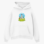 Толстовка худи оверсайз